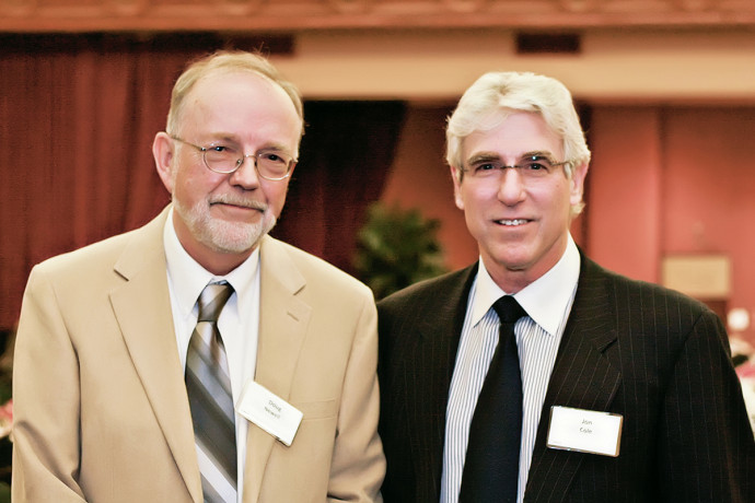 Professor Doug Newell and Jon Cole '76