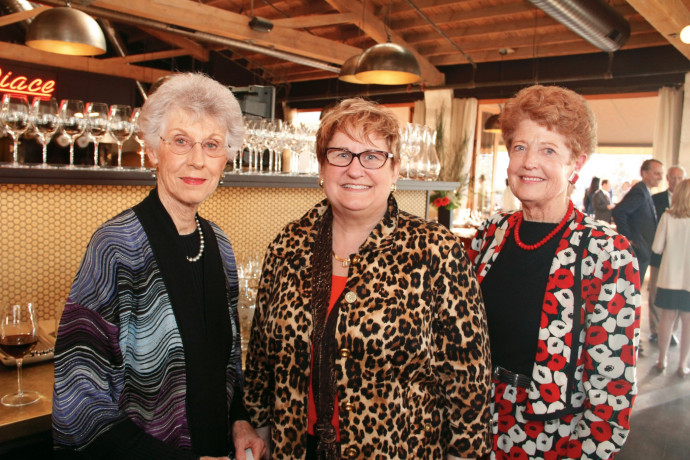 From left: Susan Bates, Claudia Brown, and Nancy Dietrich