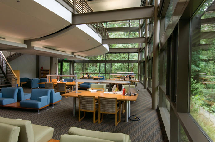 Louise and Erskine Wood Sr. Hall interior