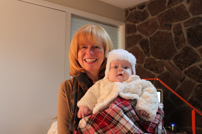 Dean Johnson and her granddaughter, Lily