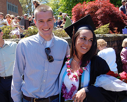 Sam Jewell, BA, '11 and Karielle Brugman (now Jewell), BA, '10