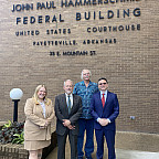 Lydia, Tom, and clients in Arkansas