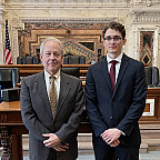 Tom and Drew in SF at the Ninth Circuit Courthouse