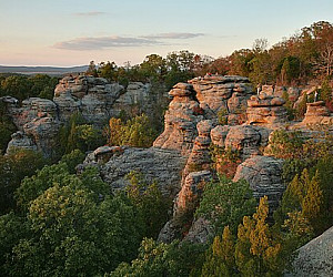 Garden of the Gods in Shawnee National Forest