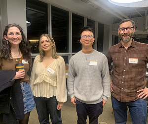 Current students and alum from the economics department.