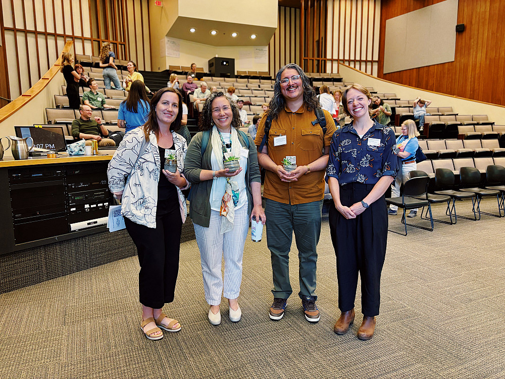 PBOT's Gena Gastaldi, Lewis & Clark Law Professor Lisa Benjamin, Oregon Environmental Council's Kristopher Fortin, and Gree...