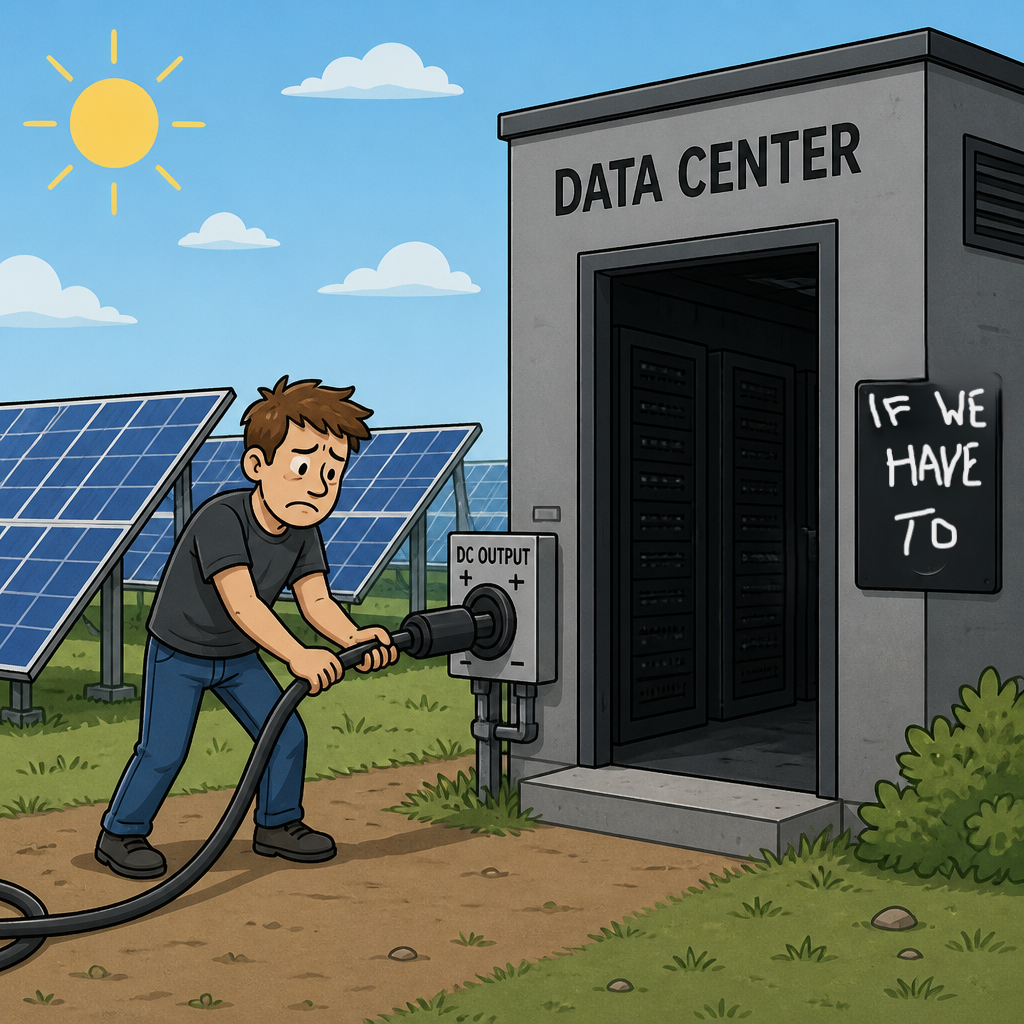 If we have to, let's use clean energy
