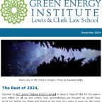 GEI's December Newsletter