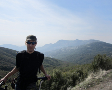 Nearing the summit of Mt. Yamanlar, Turkey