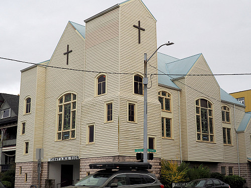 First A.M.E. Zion congregation, north Portland.