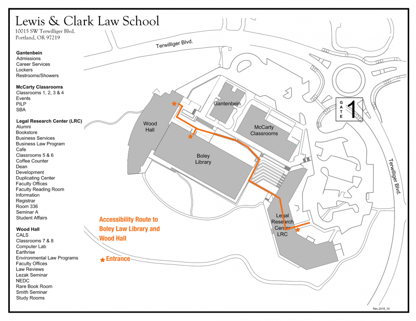 law-school-campus-map (1).pdf - 2 Accessibility Route