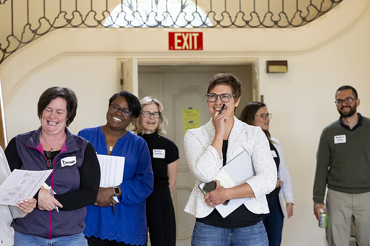 Principal License Program students learn together on-campus.