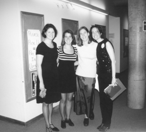 Students attend the 1998 PILP Auction.