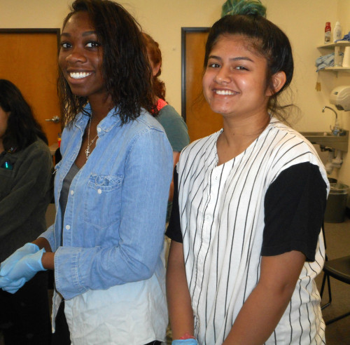 Students learned about how to prepare for a career in health science.