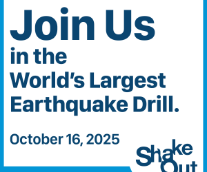 Join us in the world's largest earthquake drill on October 16, 2025. 