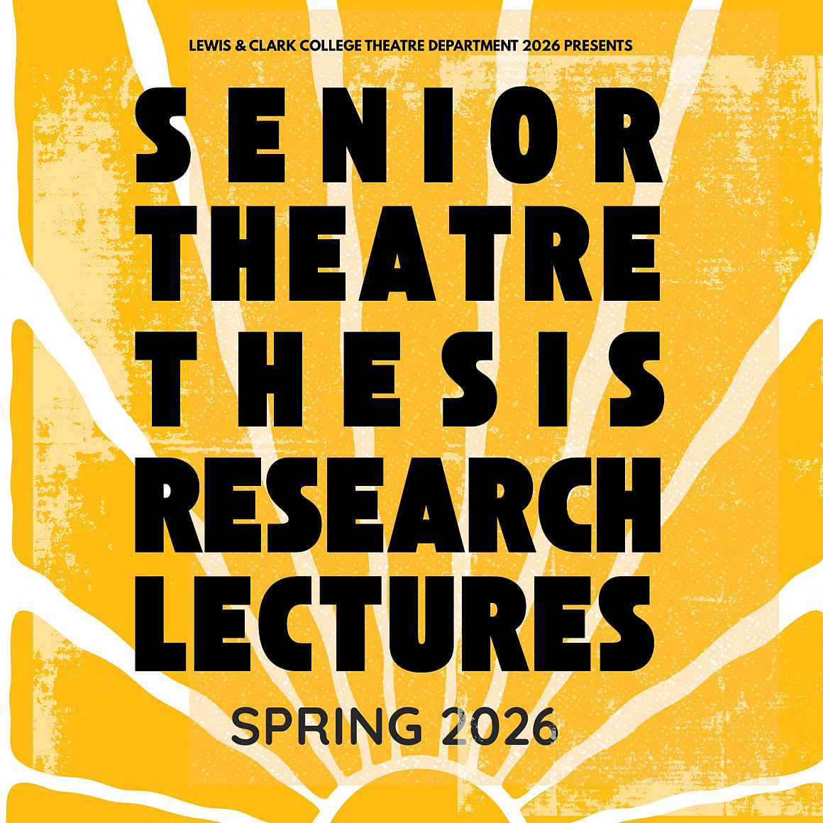 Senior Theatre Thesis Research Lectures