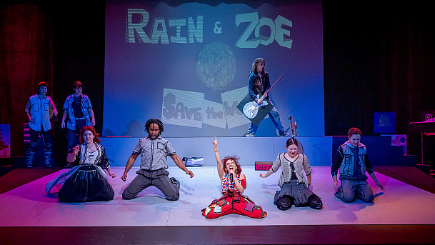 Lewis & Clark College Theatre Fall 2025 MainStage Production: Rain and Zoe Save the World by Crystal Skillman