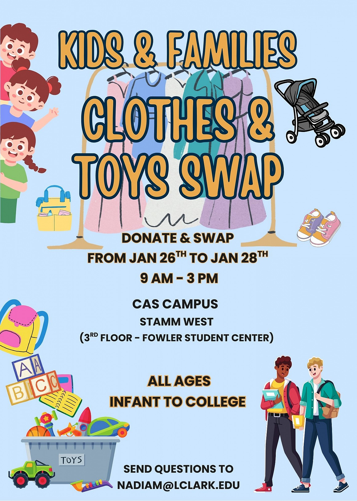 Kids and Families Toys and Clothes Swap