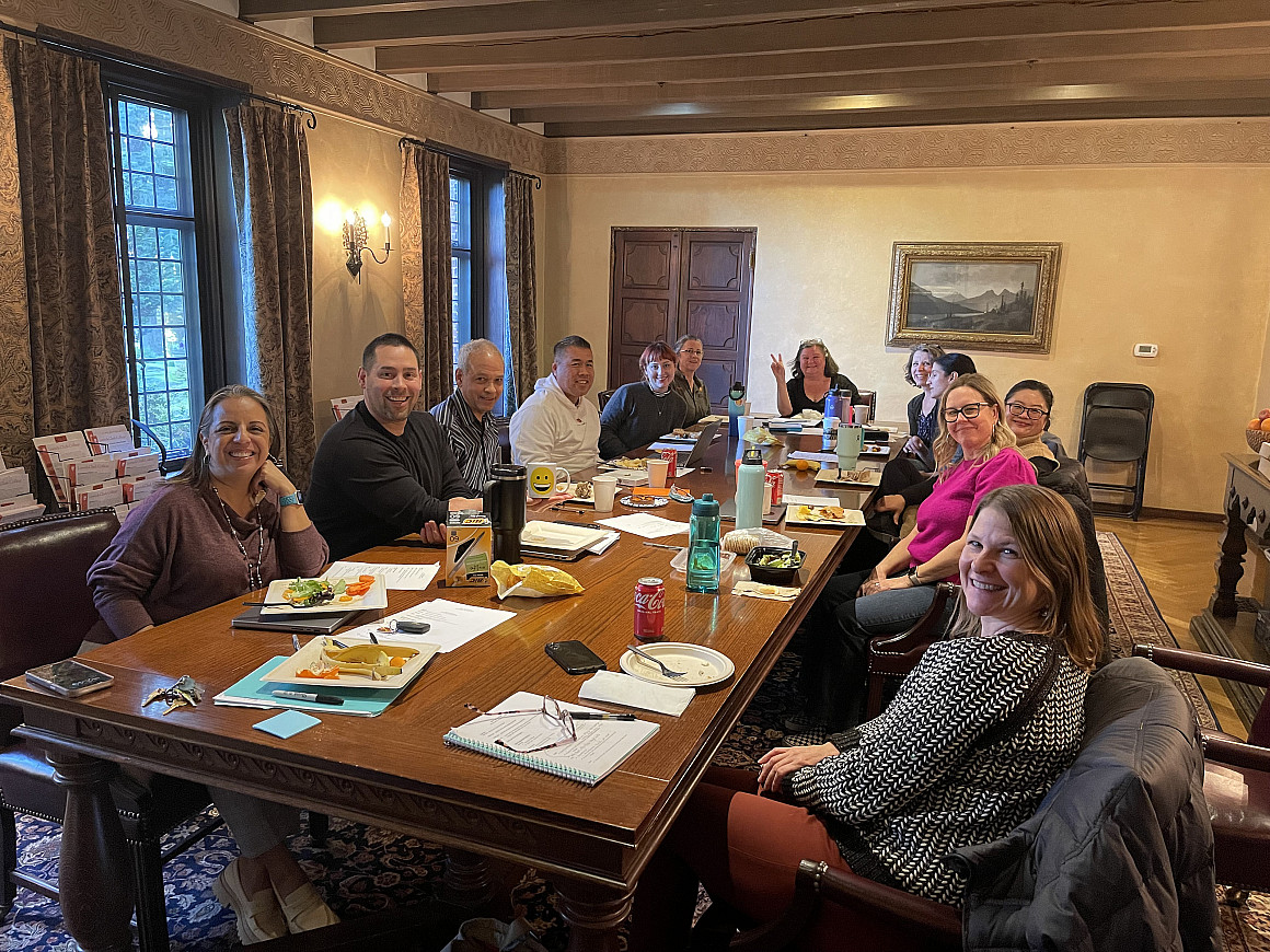 The One L&C Steering Committee held their annual mini-retreat to prepare monthly events for the 2025-26 school year.