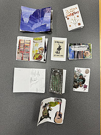 Some of the zines students made with Dr. Whitebear