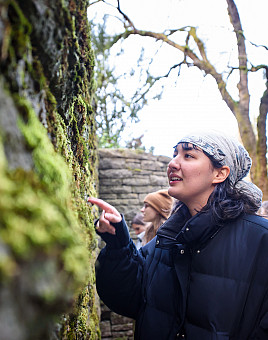 Our annual Moss Appreciation Week is a campus favorite.