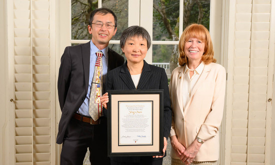 Lewis & Clark Honors Ying Chen, Edward J. Sullivan, Mikalah Singer, and Natalie Hollabaugh as Distinguished Honorees