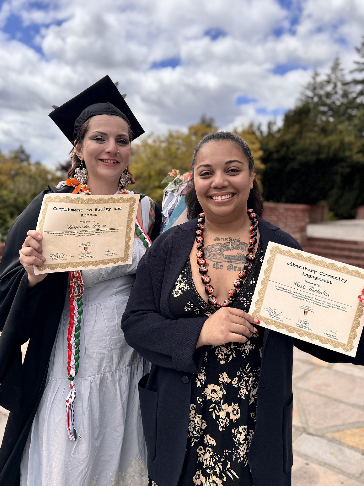 Paris Richelieu and Kassandra Leyva are Art Therapy's 2026 awardees.
