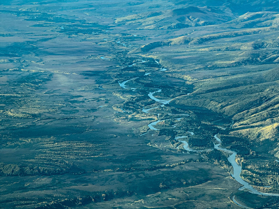 The Arctic National Wildlife Refuge encompasses 19.3 million acres of pristine wilderness in northeast Alaska.