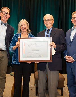 Greta Binford, professor of biology, received the 2025 Lynwood W. Swanson Scientific Research Award at the Murdock College Science Resear...