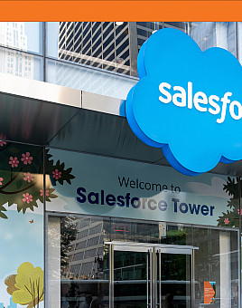 Corporate Salesforce office in New York. Salesforce, Inc. is an American cloud-based software company.