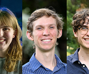 Emma Falk BA '26, Jack Waite BA '23, and Finn Watson BA '26 earned recognition from the National Science Foundation Graduate Research Fel...