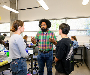 Assistant Professor of Chemistry JP Gourdine's research has been funded by an NSF grant, which enables paid research experiences for six ...