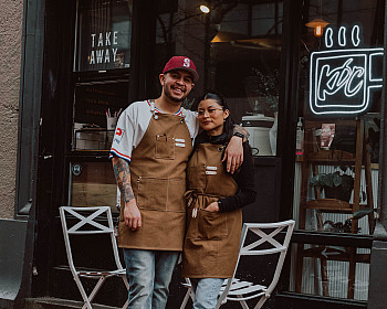 Carlos Sanchez Huizar BA '18, MA '20 and Selene Contreras-Sanchez are the owners of Kilo D' Cofi, bringing Mexican coffee culture to the ...