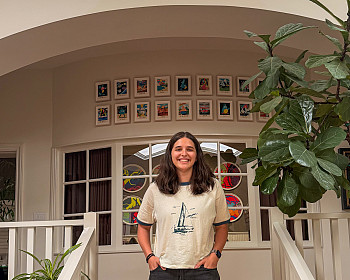 Lauryn Frederickson BA '27 was able to take an unpaid summer internship at Velvet Hammer Music Management in L.A., thanks to a stipe...