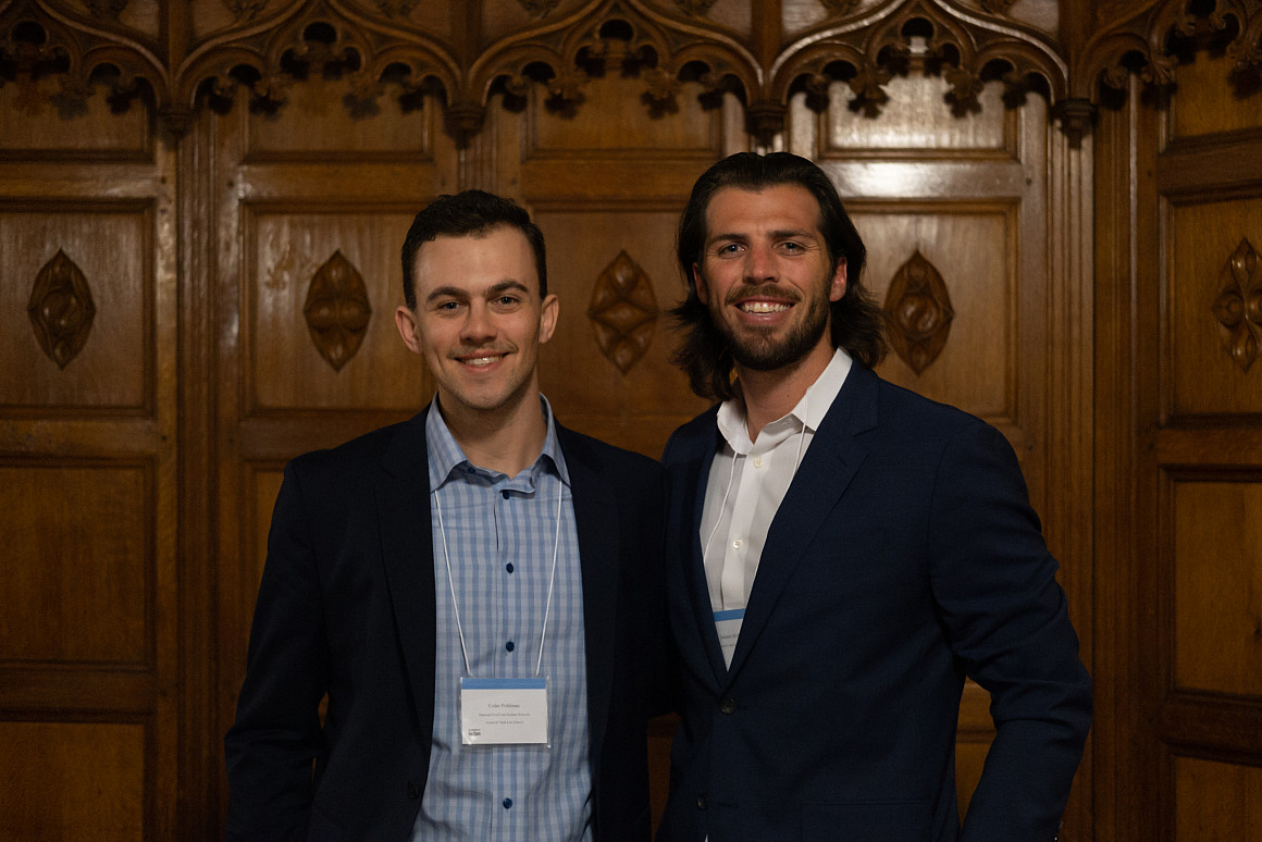 Colin P and Jackson M at Yale conference