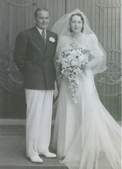 July 15, 1939: Neva Elliott's wedding to Neill Chinnock.